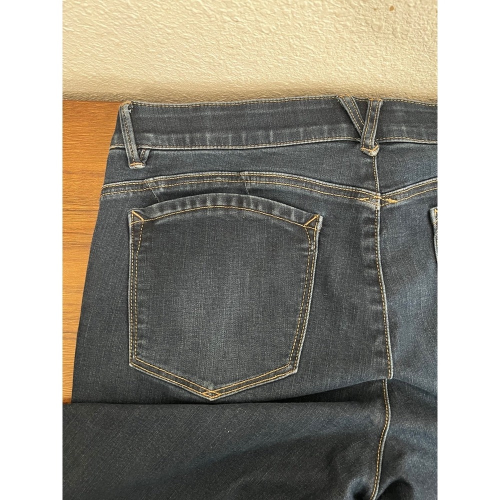 Democracy "Ab" Tech Straight Leg Jeans Dark Wash Denim Womens 16 - Picture 10 of 16